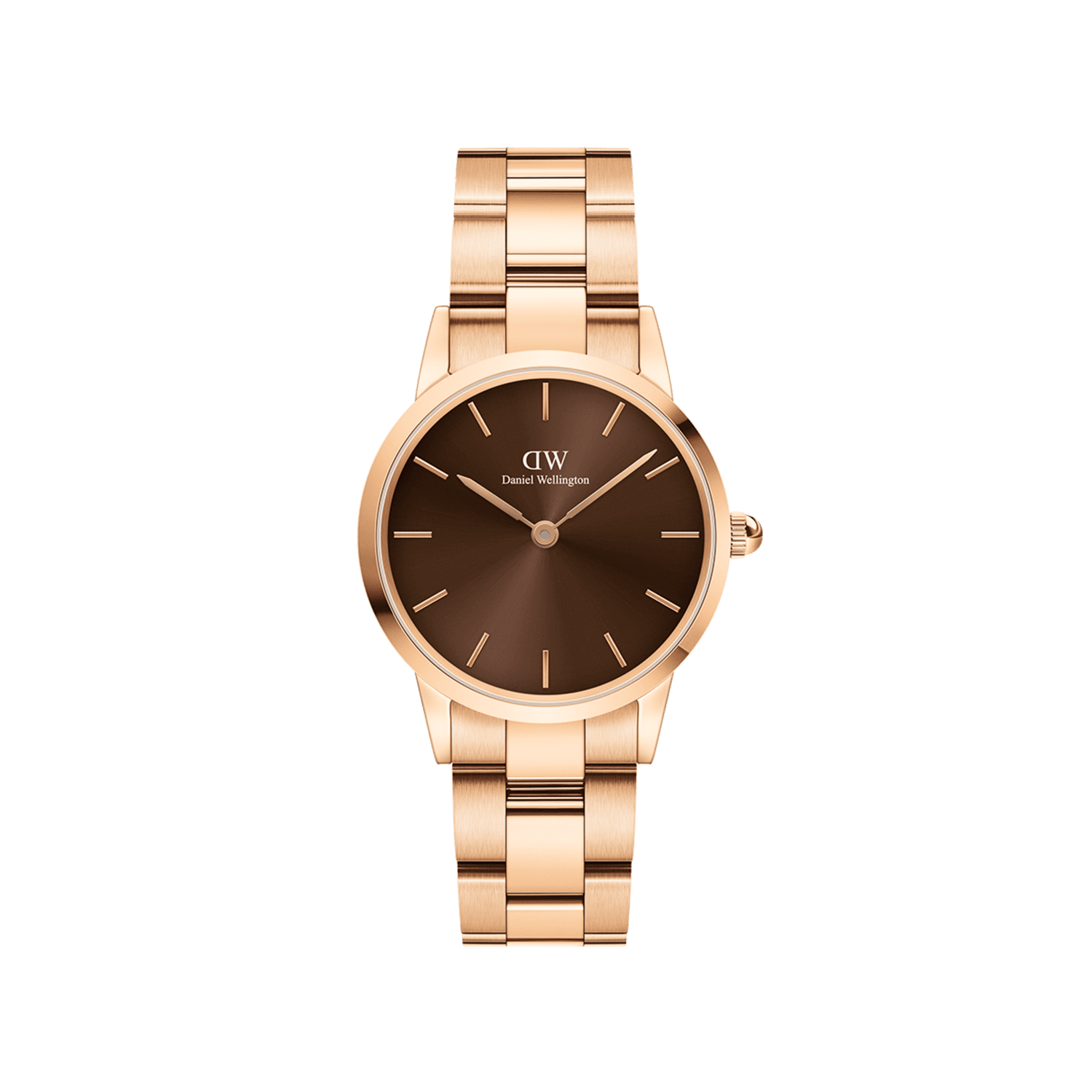 Iconic Link Amber Rose Gold