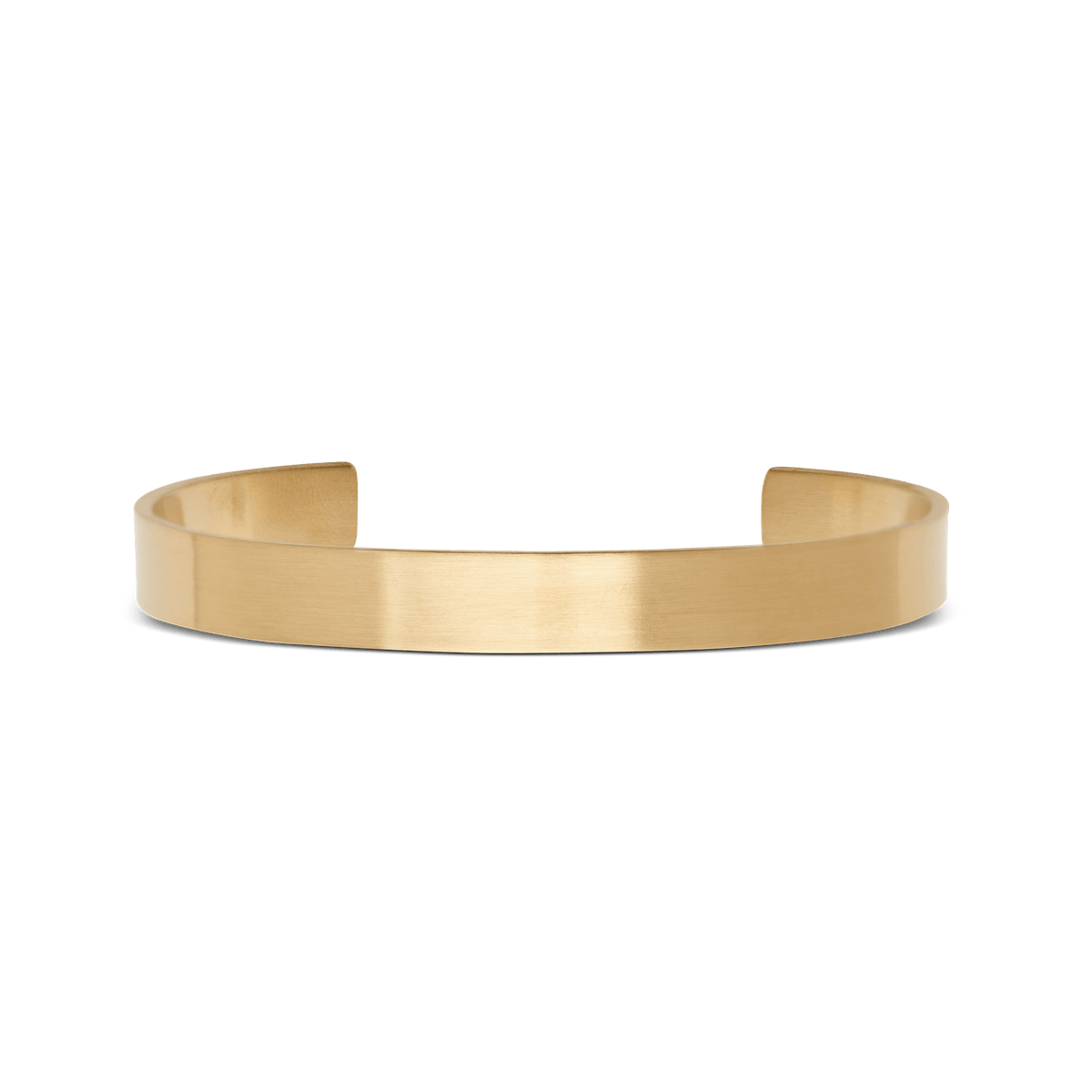 Line Cuff Brushed Gold