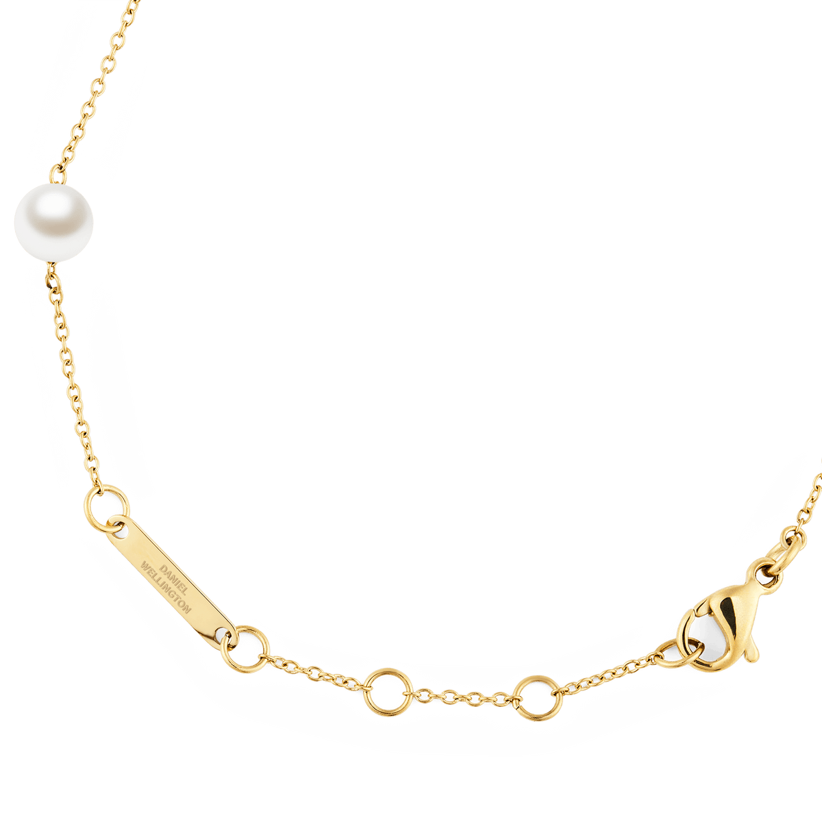 Pearl Step Bracelet Gold