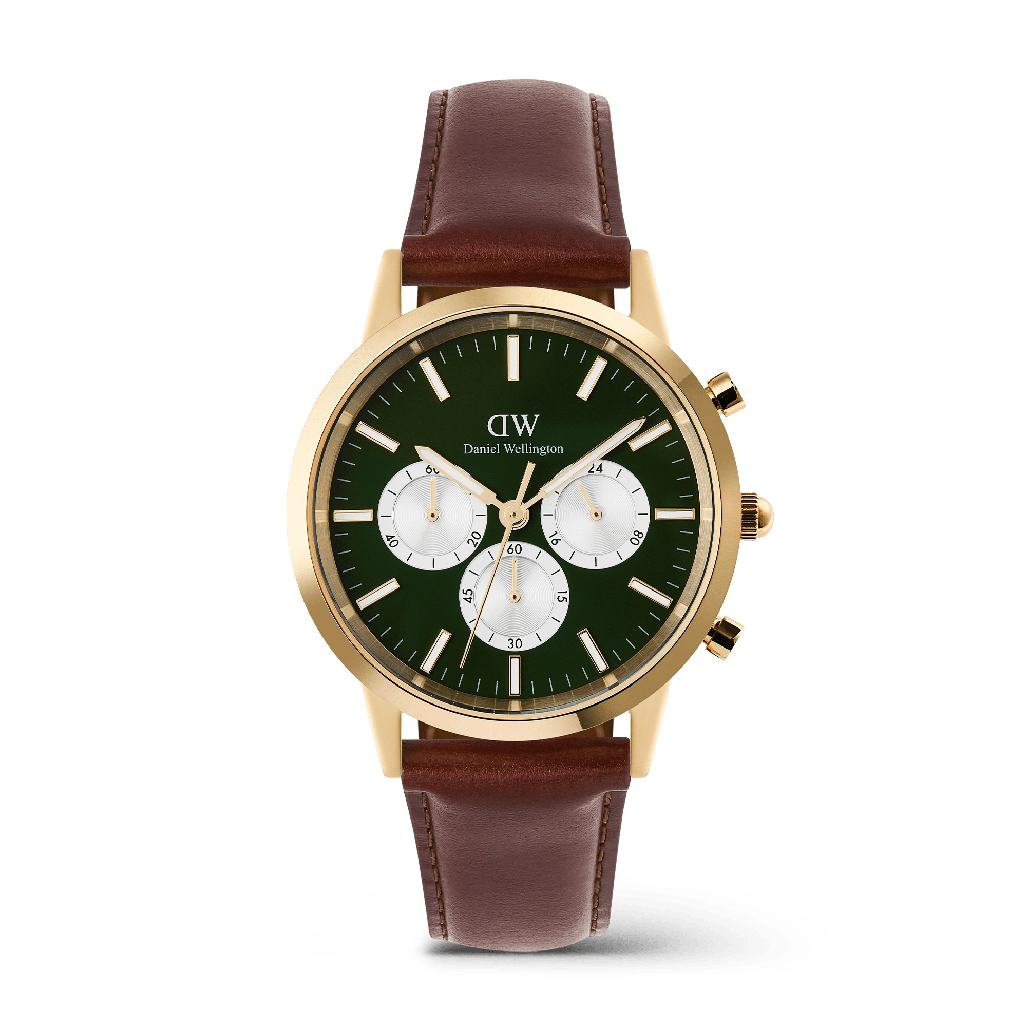 Iconic Chronograph St Mawes Emerald Panda Gold