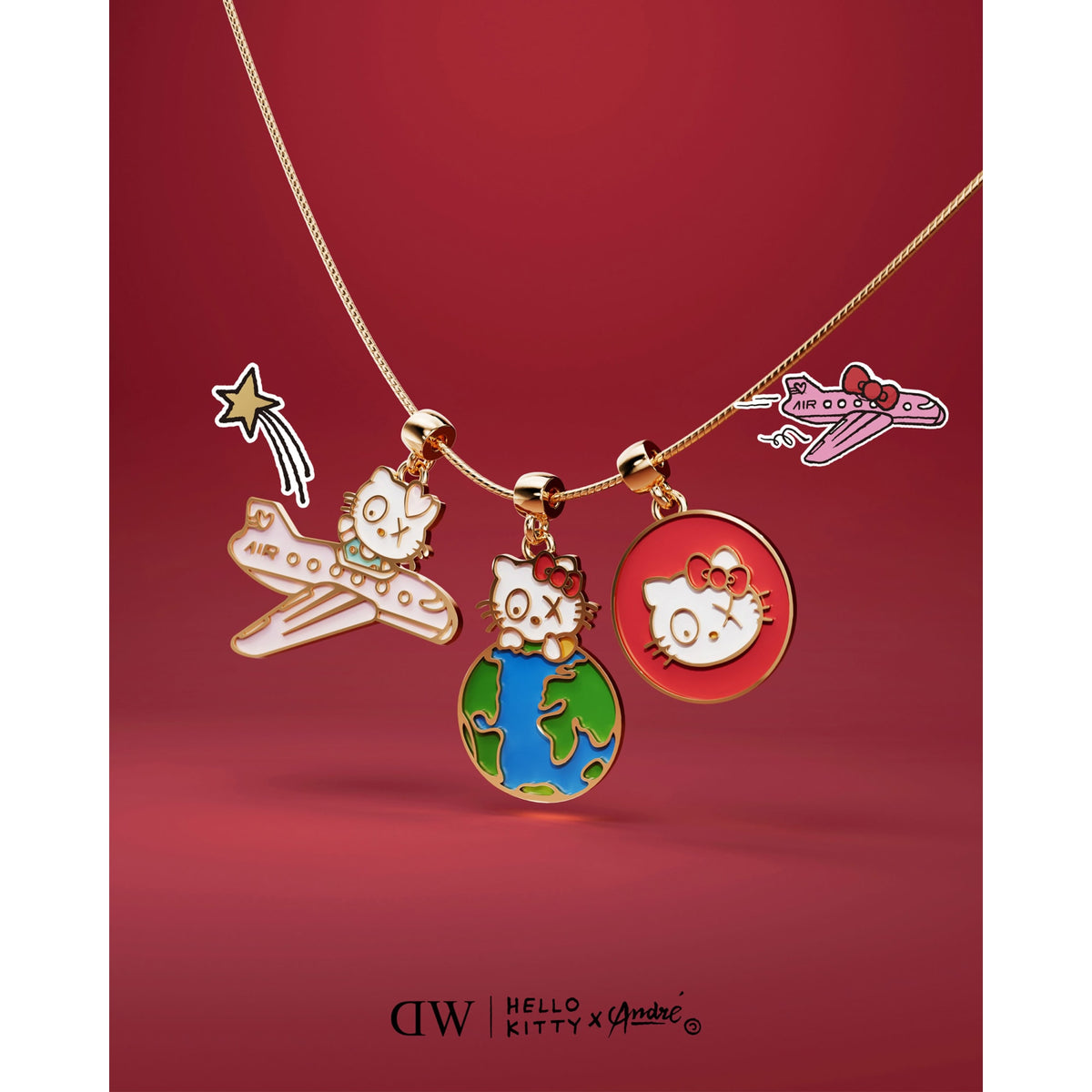 DW | Hello Kitty × André charms Set
