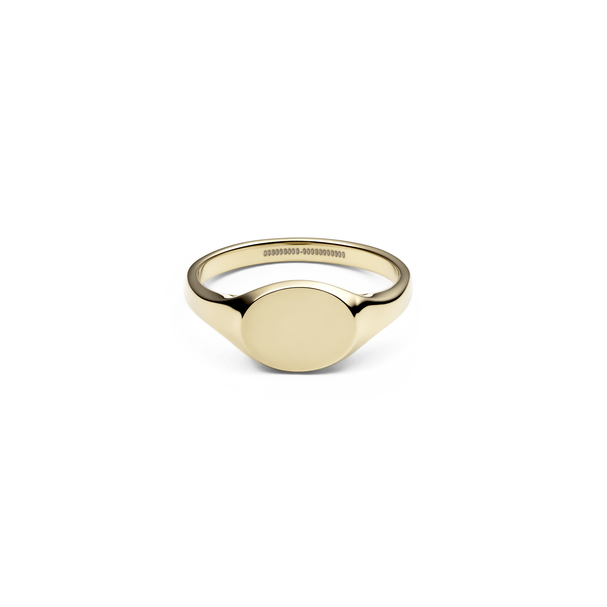 Classic Mini Signet Ring Gold Classic Mini Signet Ring Gold