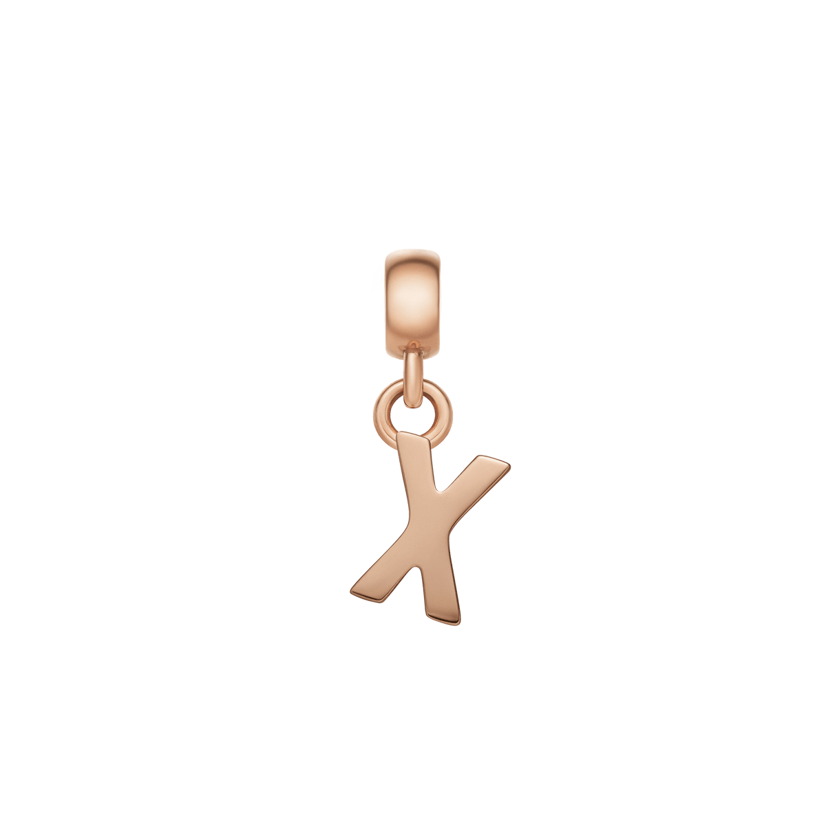 Rose gold letter