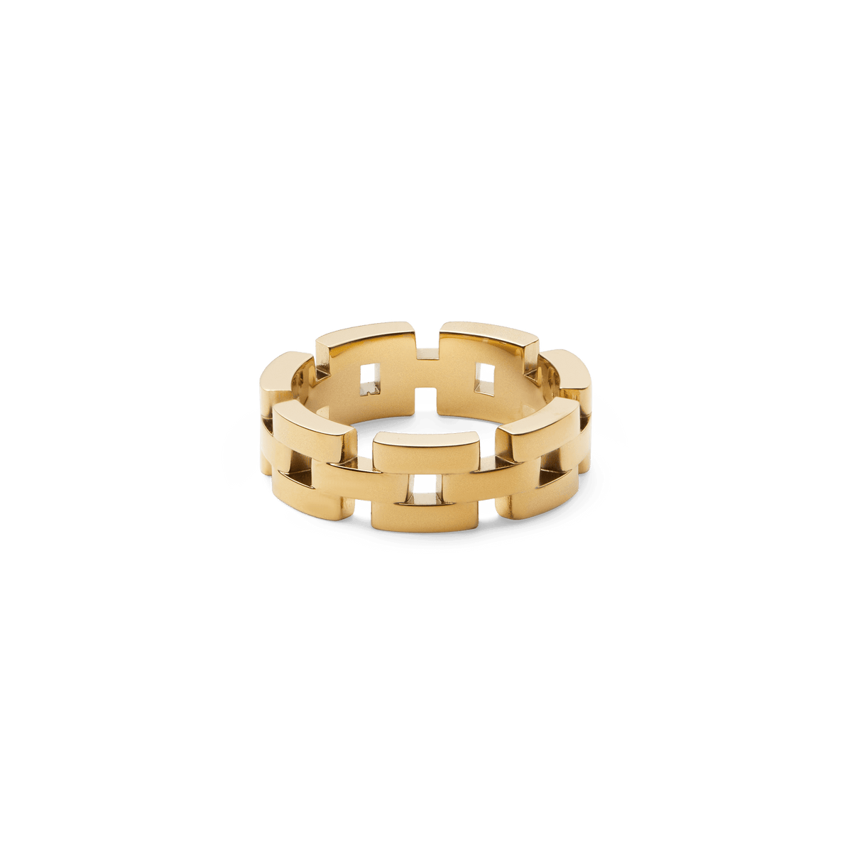 3-Link Ring Gold