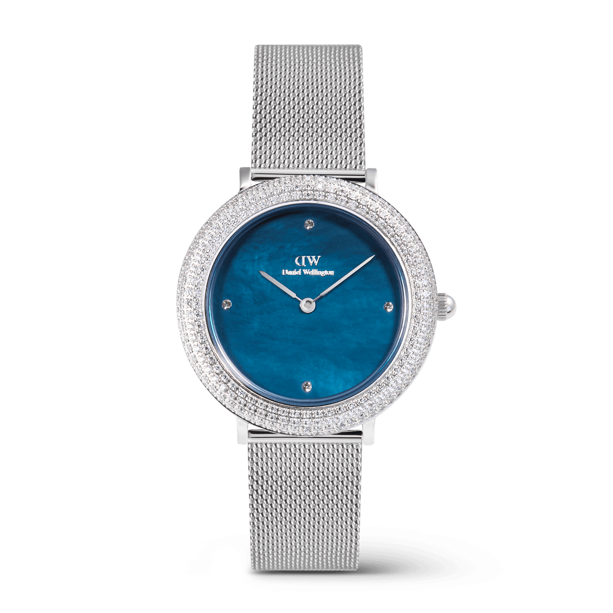 Crystalline Bezel Sterling Blue