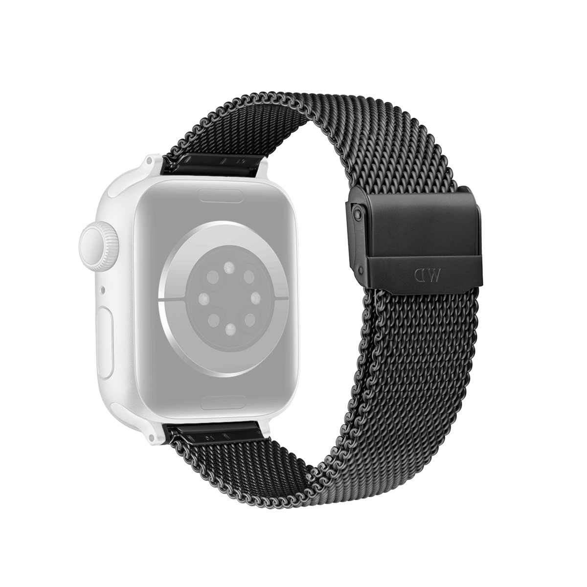 Smartwatch Strap Sandblasted Mesh Black