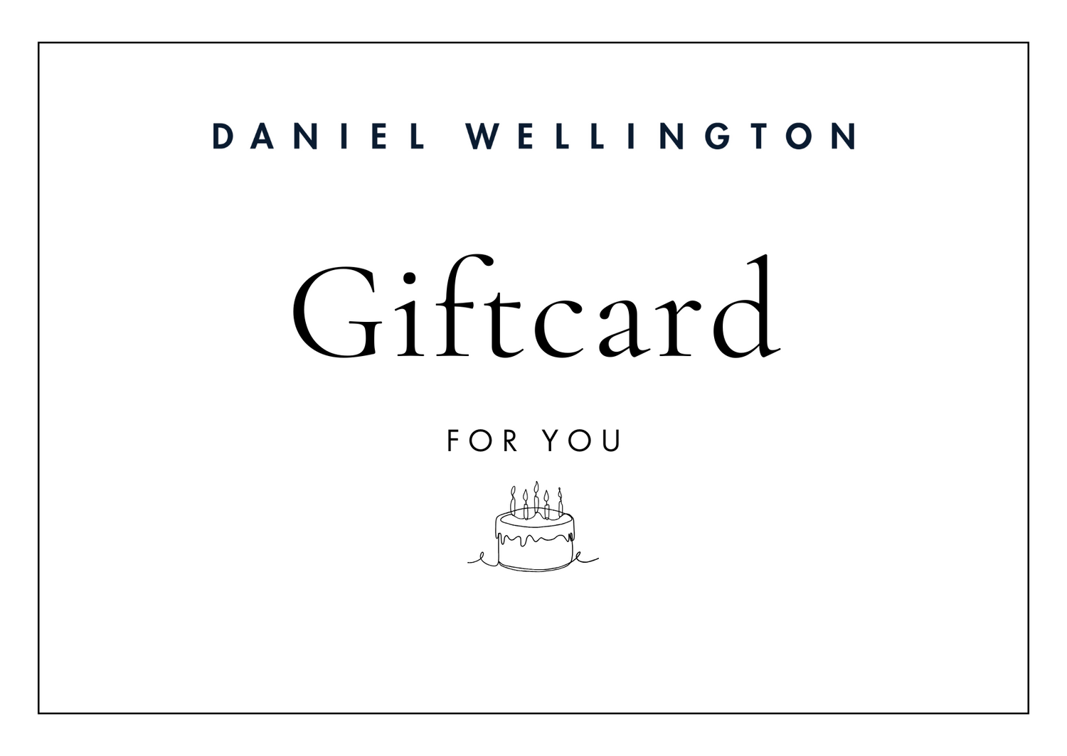Gift Card Birthday