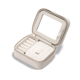 Travel Jewellery Box White