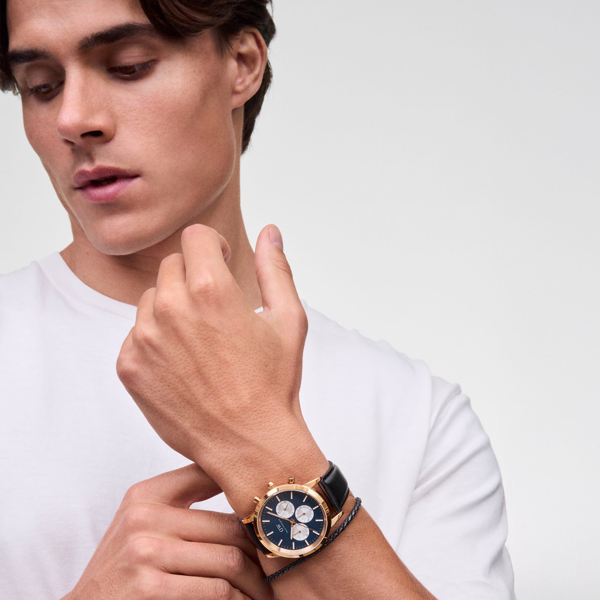 R*i様 Daniel Wellington DW Chronograph 腕時 Iconic Chronograph Sheffield Arctic Panda Rose Gold