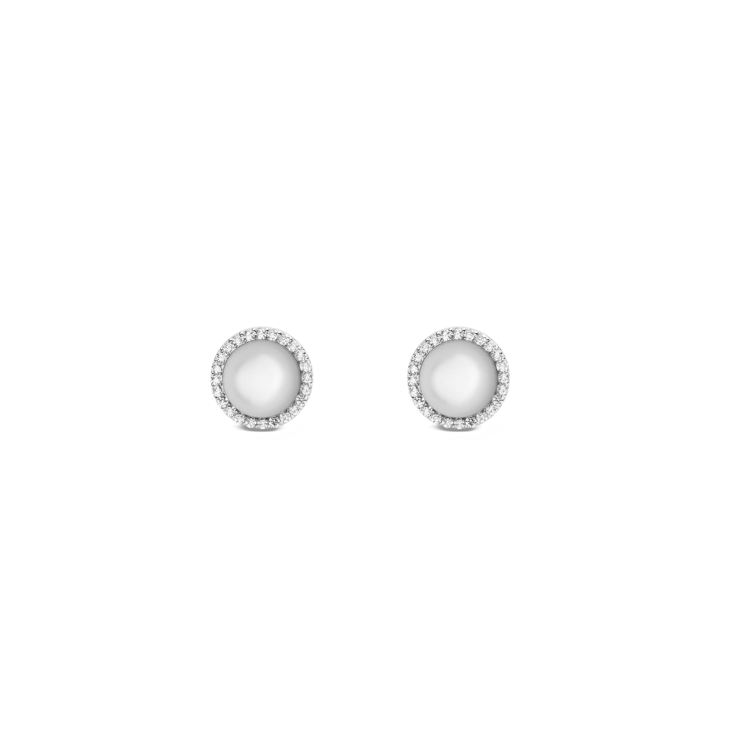 Audrey Earrings Mother of Pearl Silver