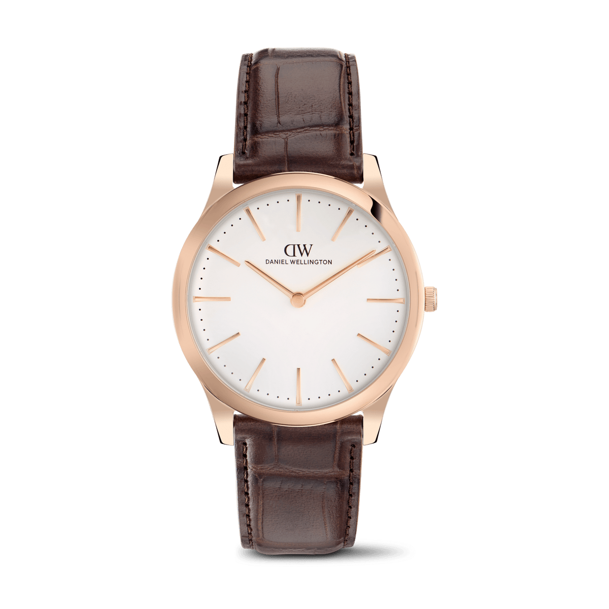 Pathfinder Brown-Croc Frost-White Rose Gold