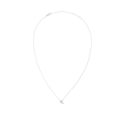Crystal Zodiac Chain Necklace Silver with an adjustable fine chain and a sparkling Scorpio zodiac pendant set with crystals.