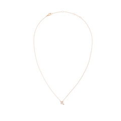 Crystal Zodiac Chain Necklace in rose gold featuring a fine adjustable chain and a sparkling Scorpio pendant with hand-set crystals.