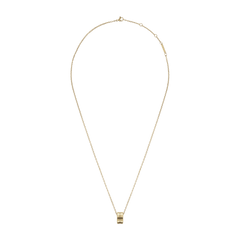 Elan Necklace Gold by Daniel Wellington featuring a fine adjustable gold chain with a polished gold-plated ring pendant, designed for a minimalist and elegant look.