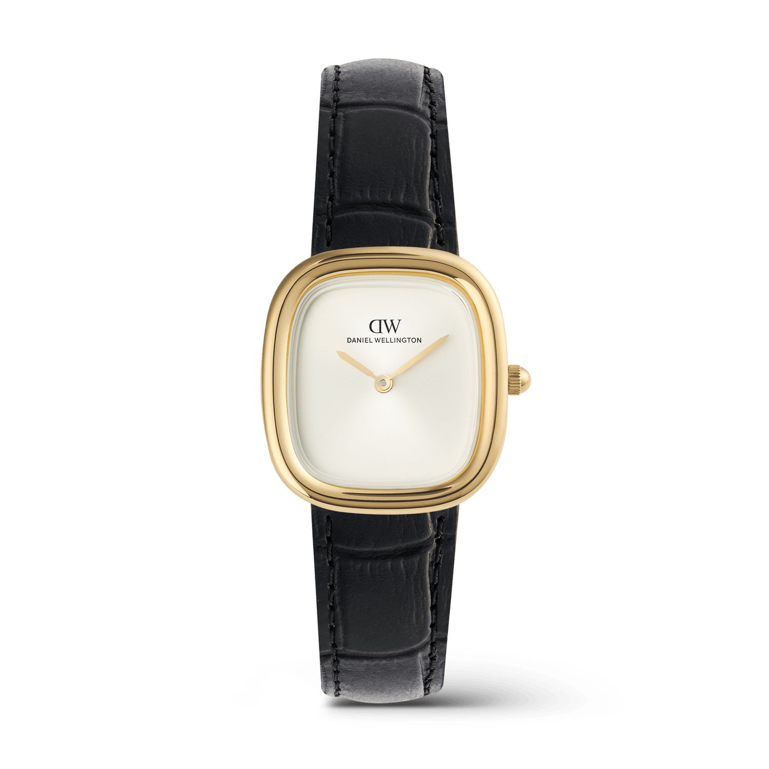 Margot Black Croc Gold