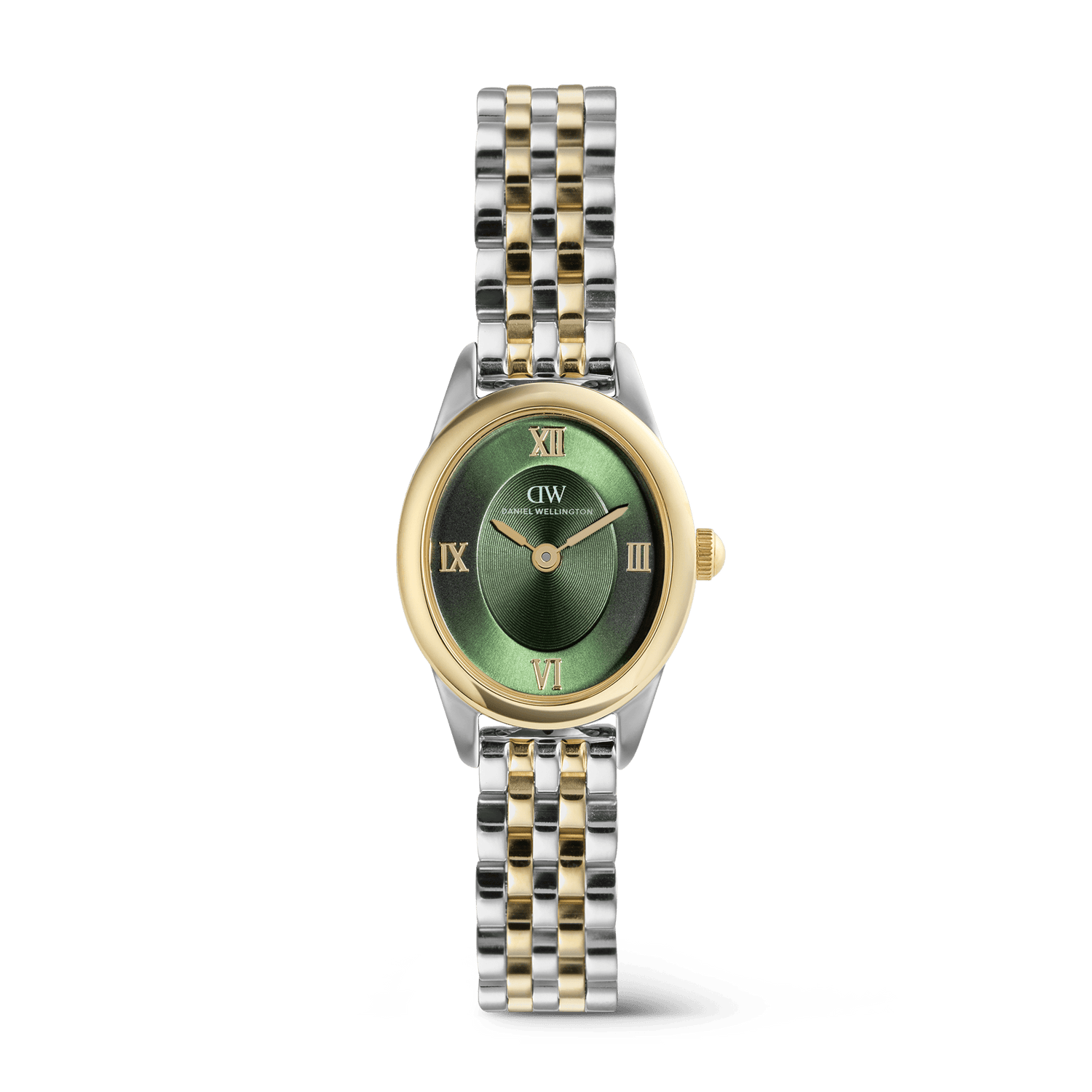Ophelia Mini Beans Link Emerald Two Tone