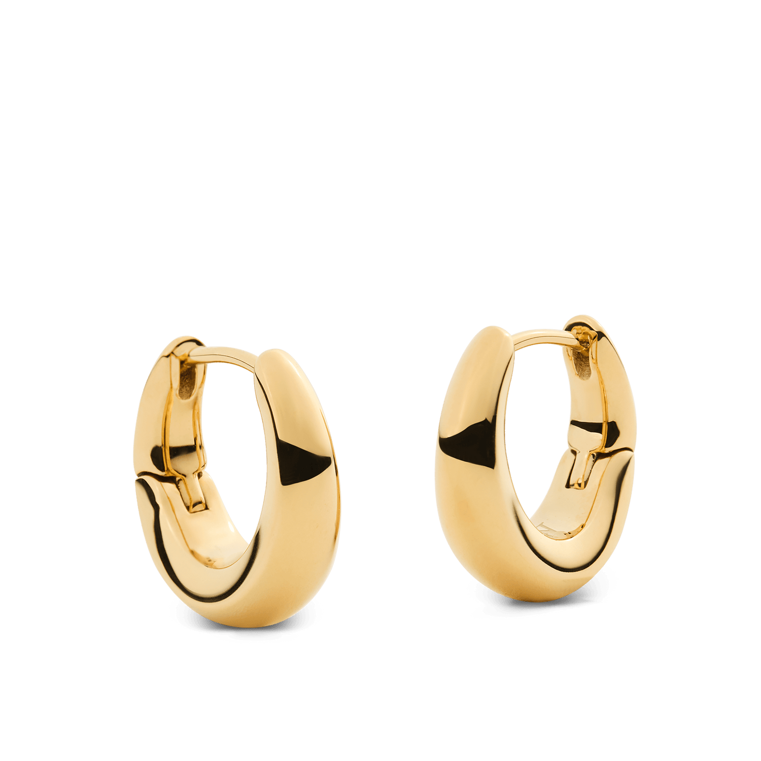 Flow Earring 15mm Gold