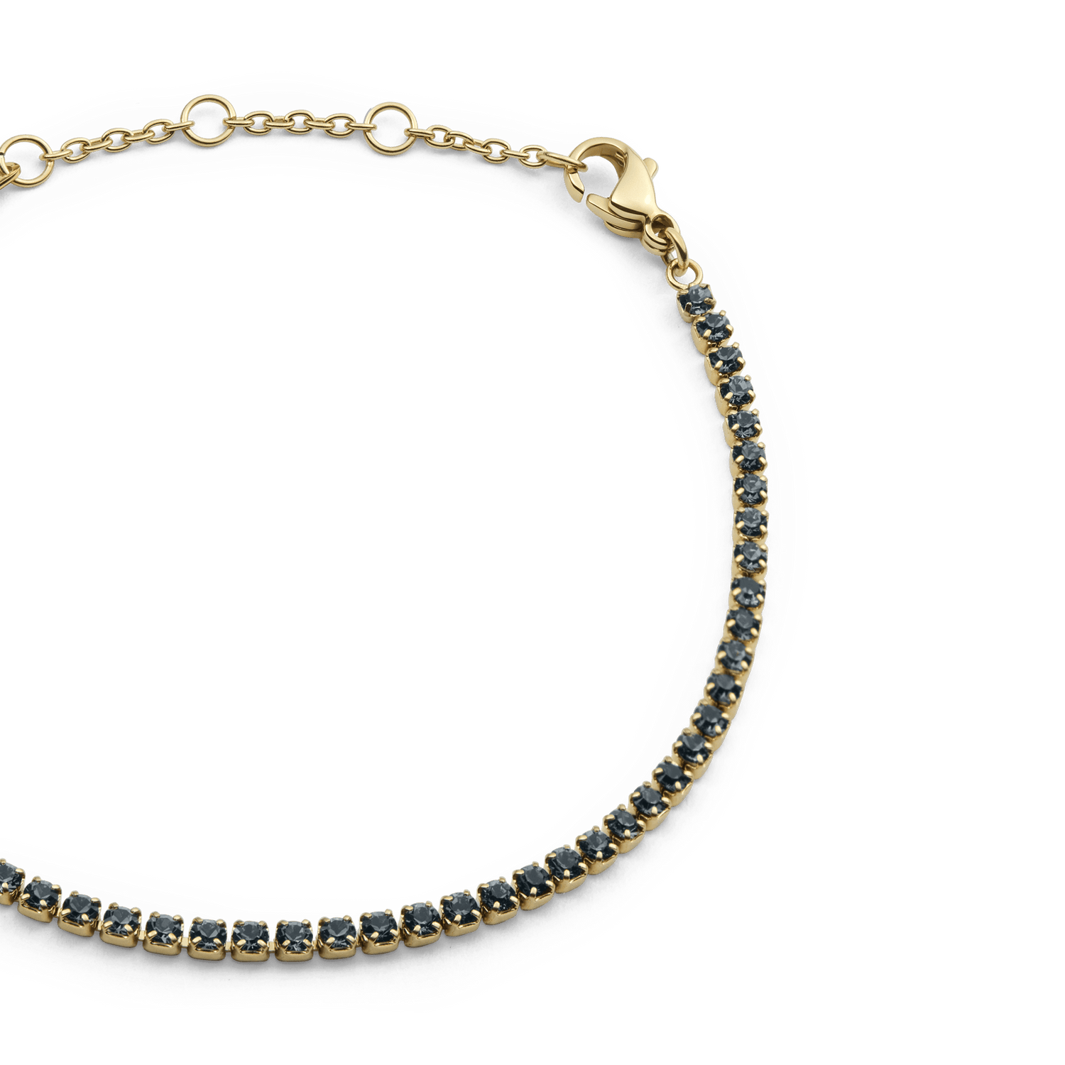 Classic Tennis Bracelet Nightfall Gold