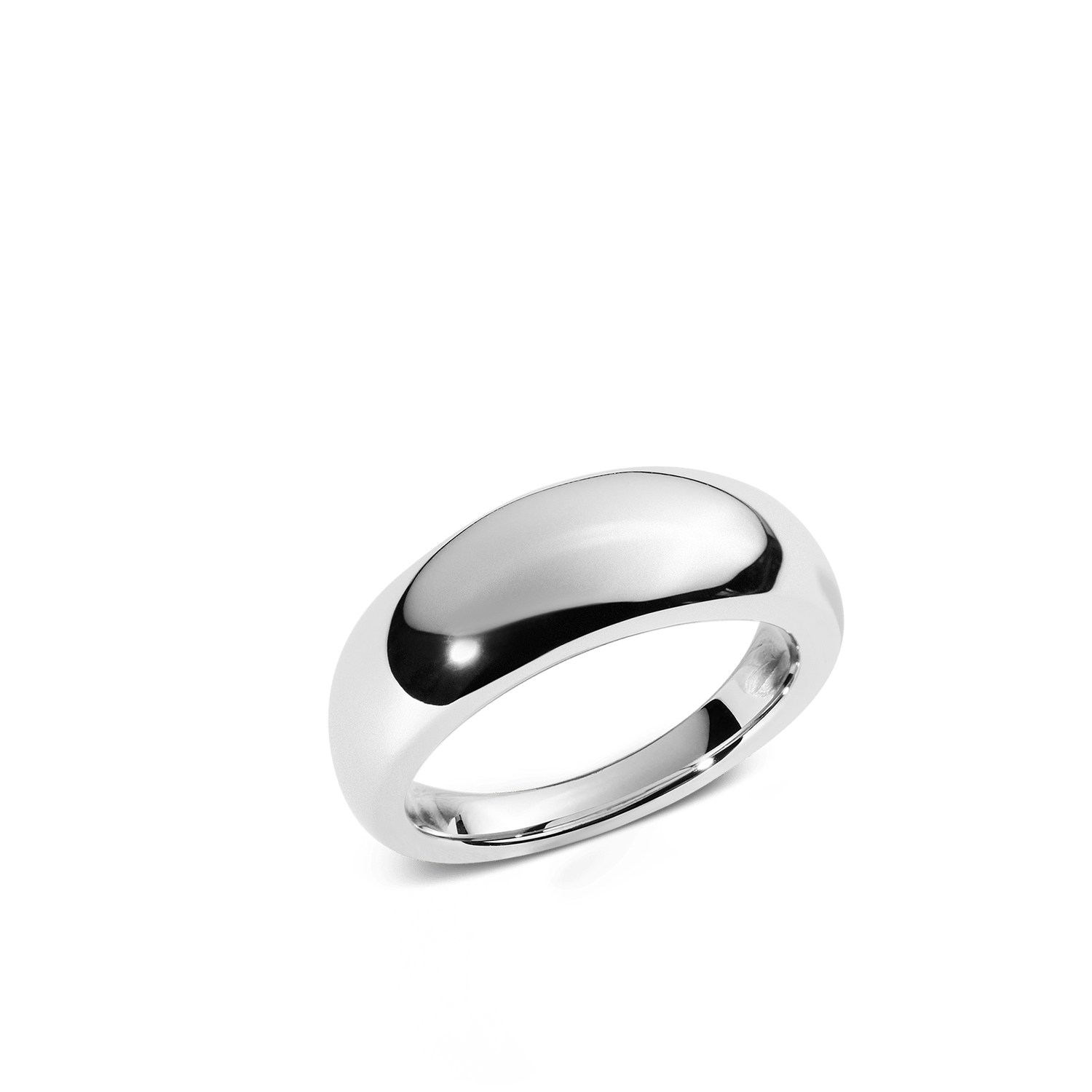 Flow Ring 8mm Silver