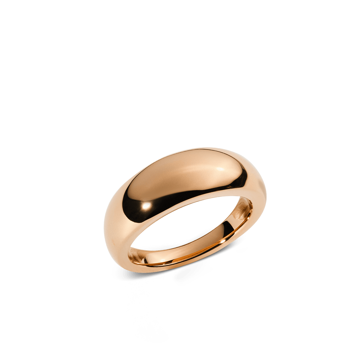 Flow Ring 8mm Rose Gold