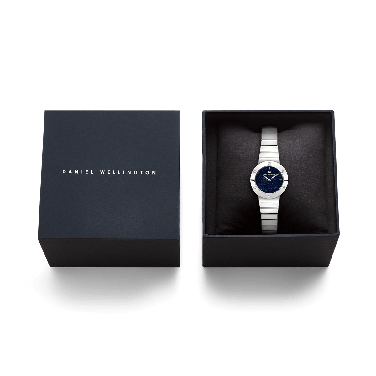 Stella Piano-Link Crystal Blue-Sandstone Silver