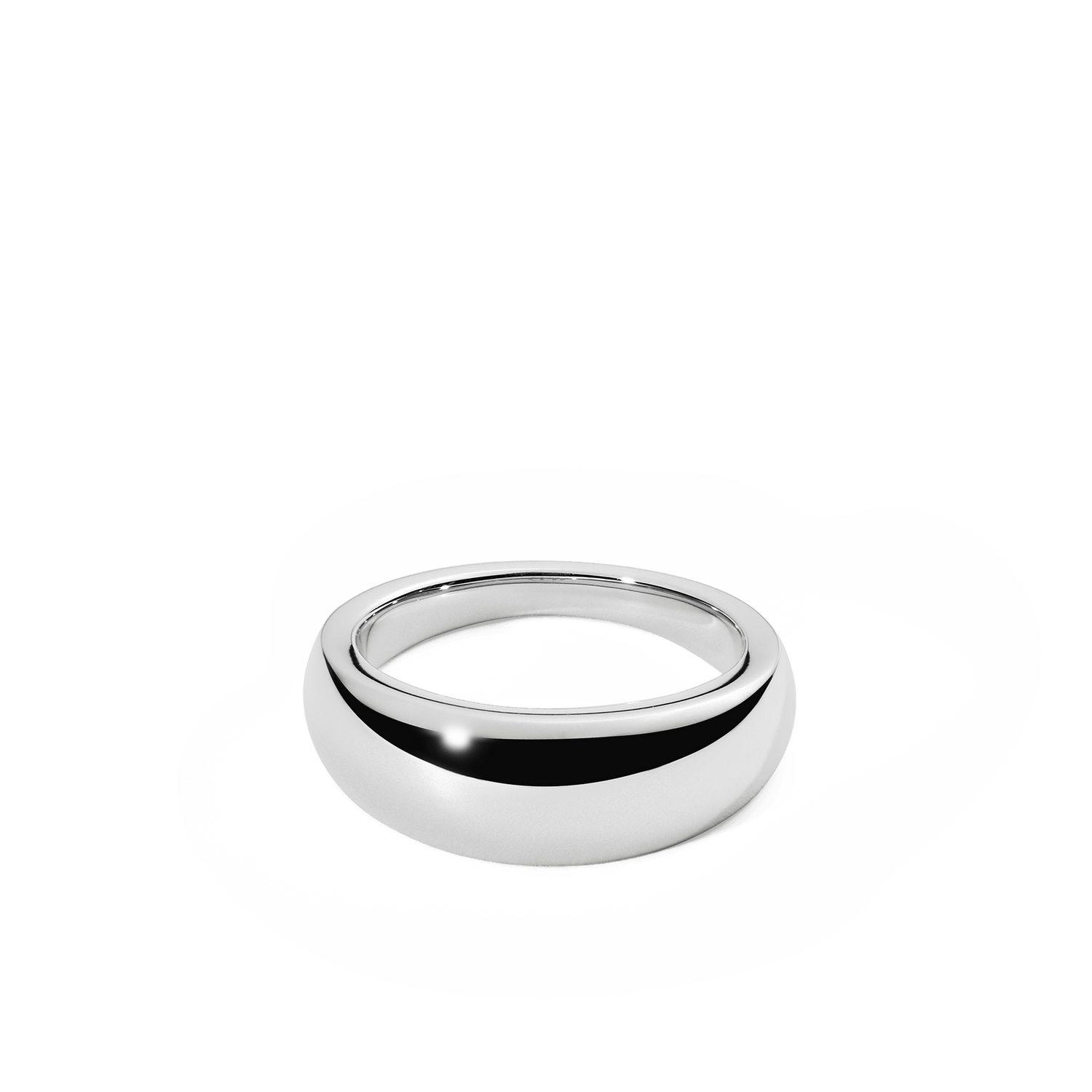 Flow Ring 8mm Silver