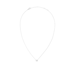 Crystal Zodiac Chain Necklace Silver with a delicate silver chain and a Cancer zodiac pendant embellished with sparkling crystals.