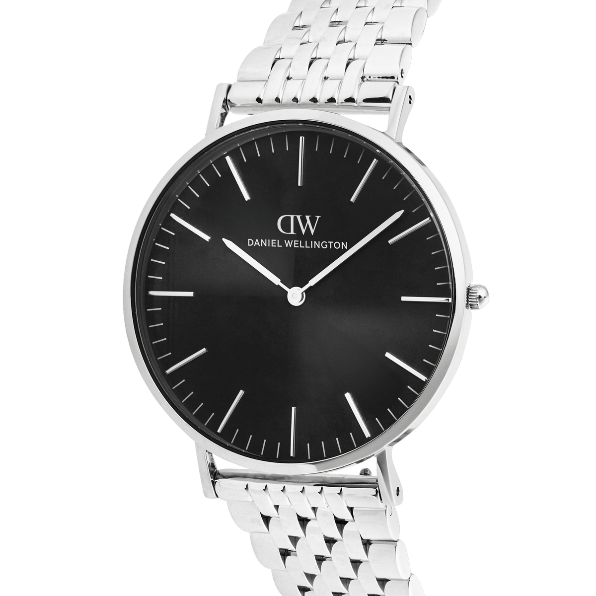 Classic 7-Link Black Silver