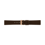 Brown Canvas Strap Rose Gold