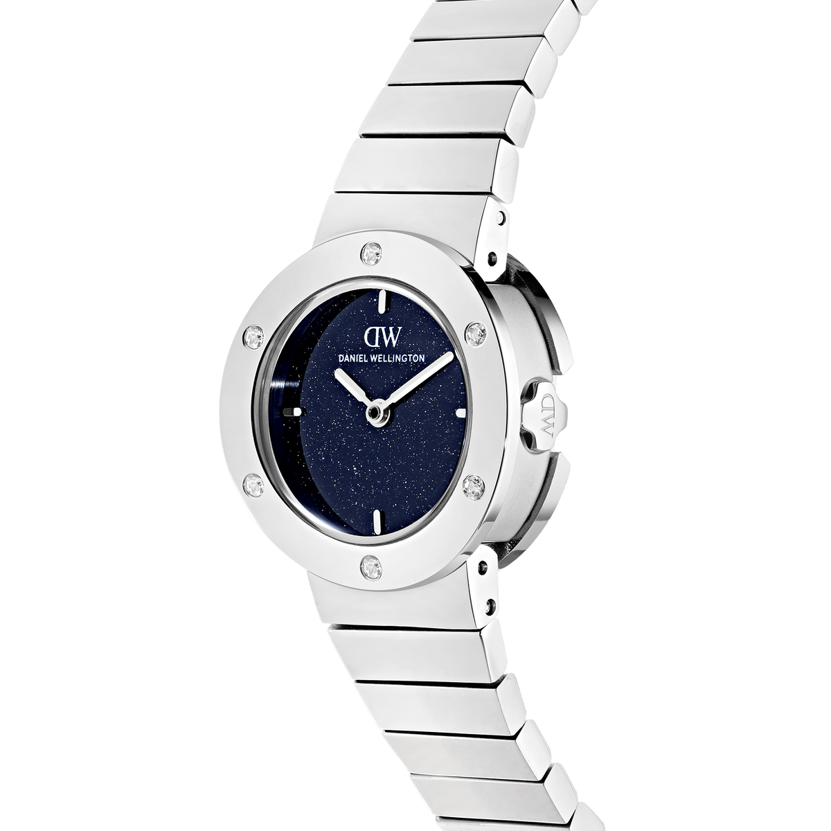 Stella Piano-Link Crystal Blue-Sandstone Silver