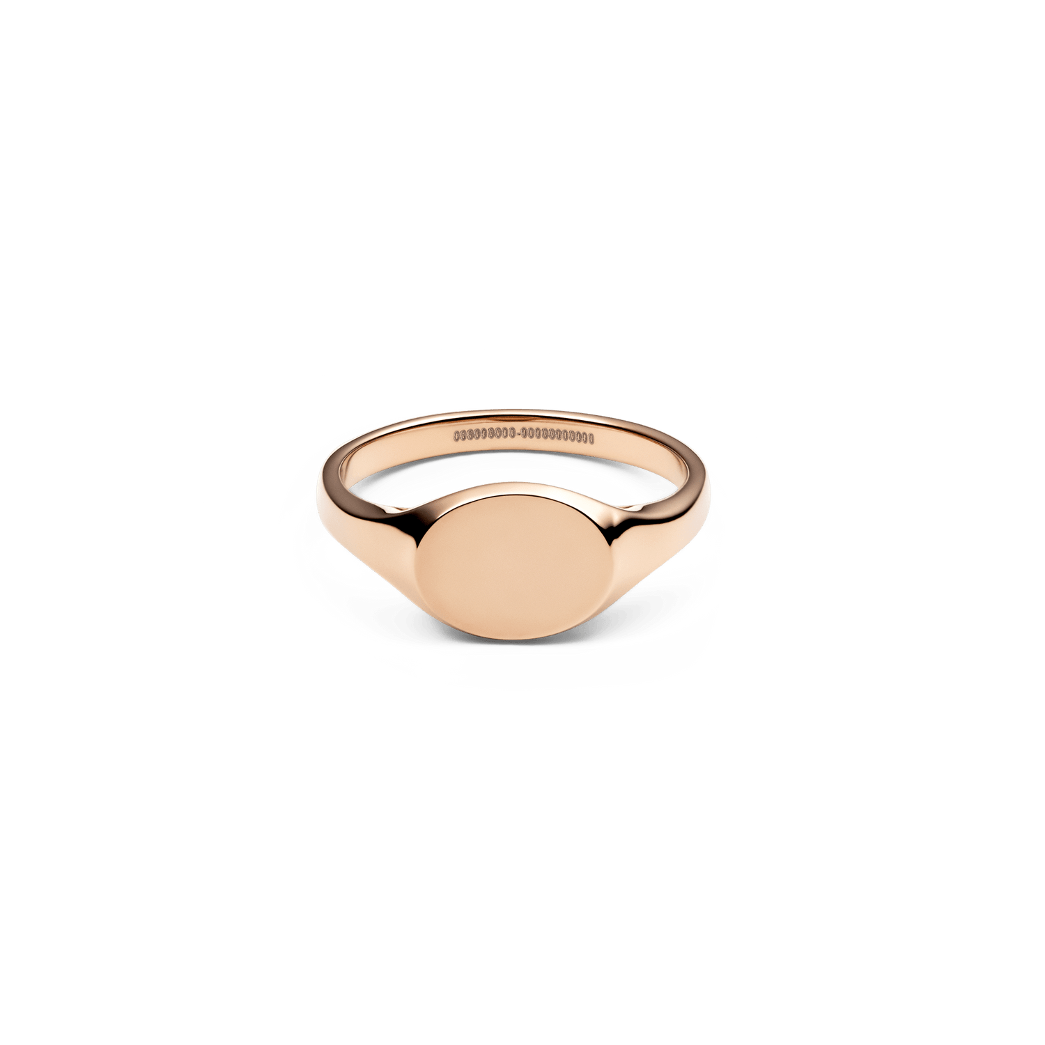 Classic Mini Signet Ring Rose Gold