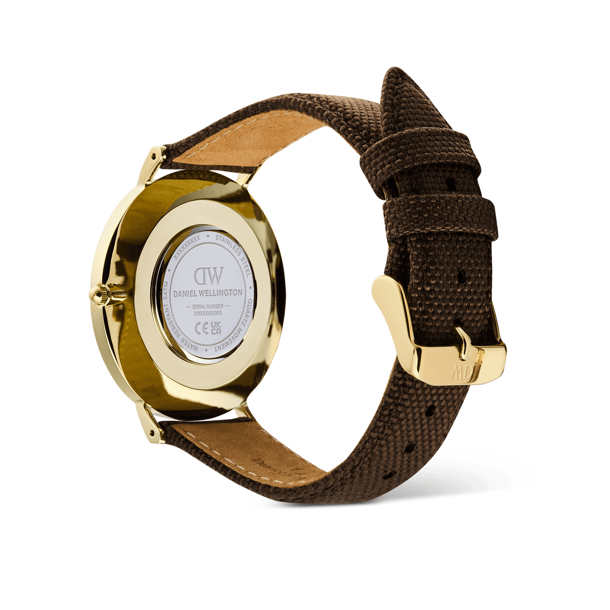 Classic Brown Canvas Gold