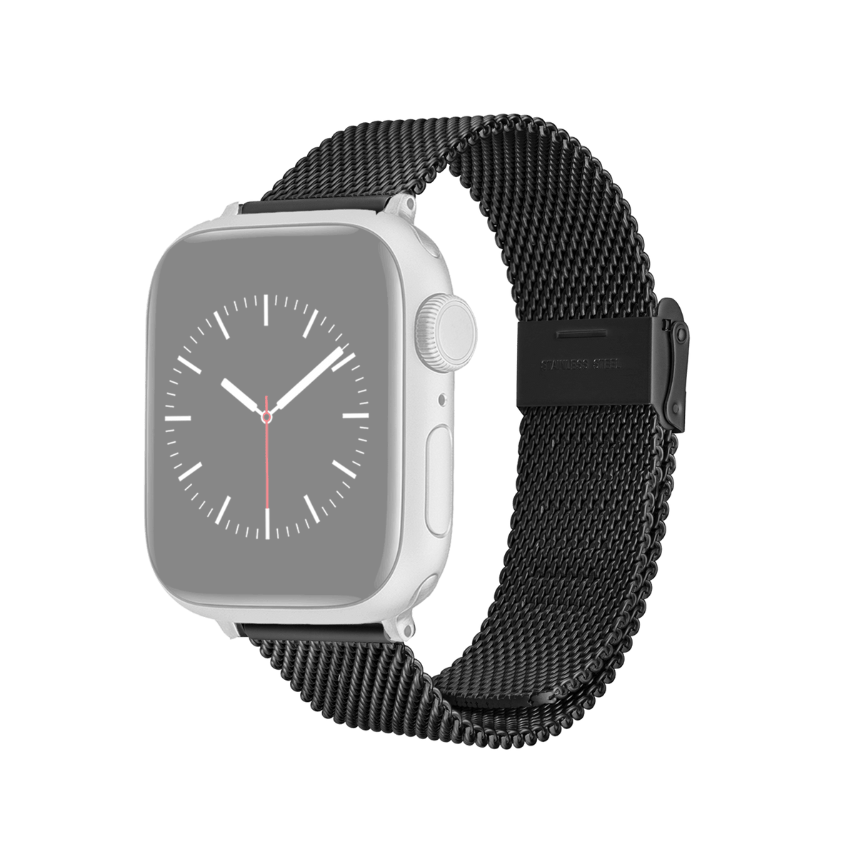 Smartwatch Strap Sandblasted Mesh Black