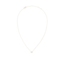 Delicate gold chain necklace featuring a crystal-adorned zodiac pendant, crafted in stainless steel with PVD gold plating.