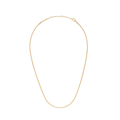 Twisted Chain Necklace G featuring a slim, rope-inspired gold chain with a subtle textured finish and secure clasp.