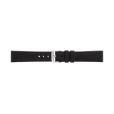 Black Canvas Strap Silver
