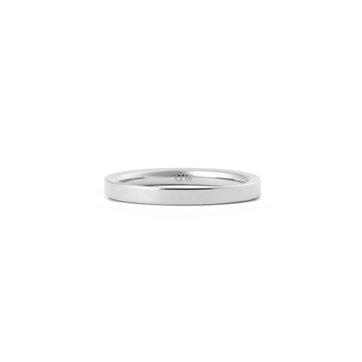 Line Ring Polished Silver 2.5mm