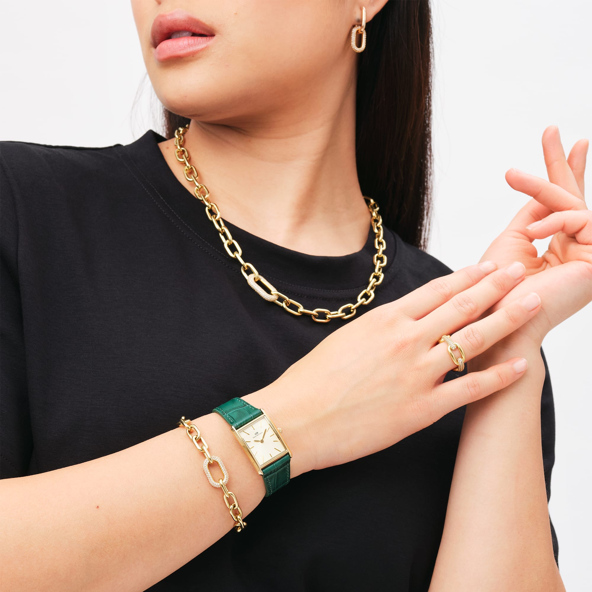 Daniel wellington on sale gold bracelet