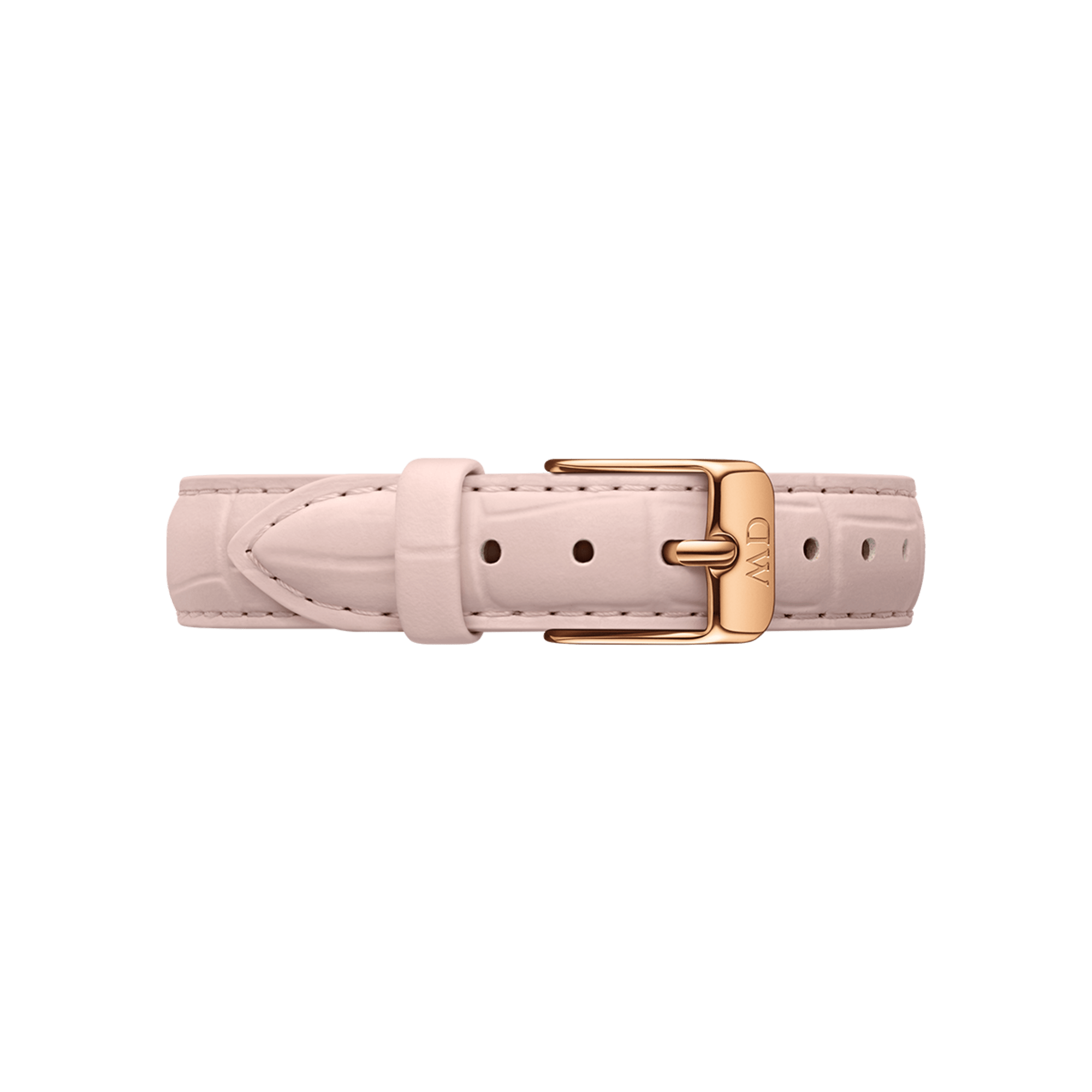 Petite Rouge - Croc embossed pink watch strap | DW