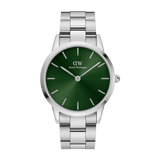 Iconic Link Emerald Green Silver
