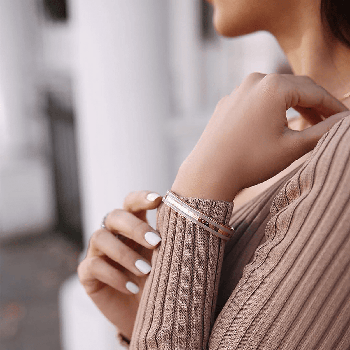 Jewellery - Emalie bracelet - rose gold & gray - Size M | DW Jewellery - Emalie bracelet - rose gold & gray - Size M | DW