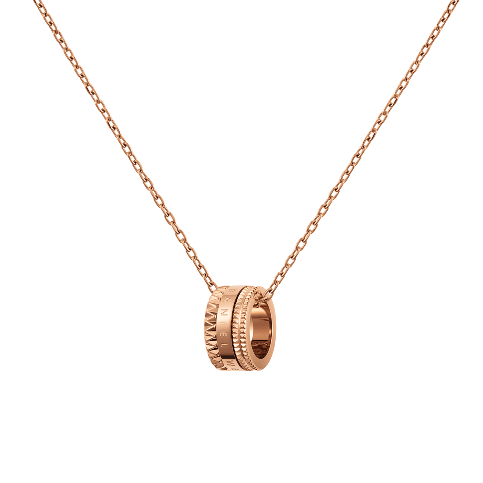 Jewellery Elevation Women s rose gold necklace DW