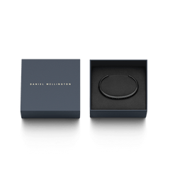 Daniel Wellington Classic Bracelet in black stainless steel presented in an elegant branded gift box.